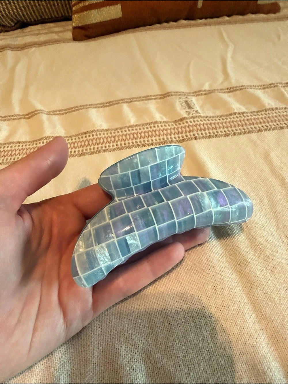 Machete Midi Heirloom Claw Hair Clip Blue